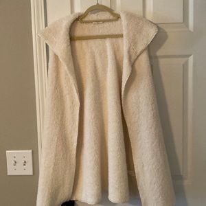 Hooded Fake fur Vest